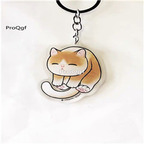 15usd Ngryise 1pcs a set style 8 cute cat keychain