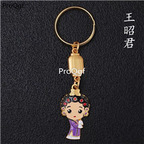 15usd Ngryise 1Pcs A Set style 9 Romance of the Three Kingdoms people keychain