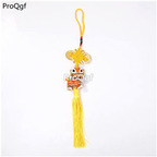 15usd Ngryise yellow Chinese knot dancing lion keychain