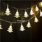 10usd 8 choice ProQgf 1 Set 3 meter 20  led light christmas fake tree decoration light