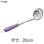 10usd ProQgf 1Pcs A Set 26cm length kitchen spoon purple orange choice
