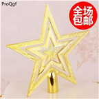 12usd ProQgf 3Pcs A Set christmas tree decoration star