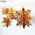 12usd Ngryise 10Pcs Set christmas 3d fake snow flower