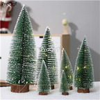 59usd Ngryise 1  Set christmas festival decoration snow pine