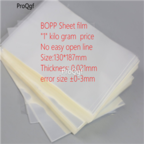 15usd Ngryise cosmetics,poker box blister film,customized size,thick 0.021mm,1kg price