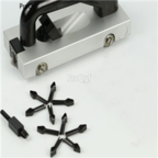 90usd Ngryise PVC plastic sports floor construction tools guide wheel with v groover