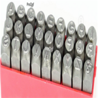 52usd Ngryise 8mm A-Z Dotted steel seal punch stamp