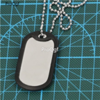 60usd Ngryise Military army Identity tag 50.3*28.3*0.4mm  100pcs