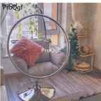 500usd Ngryise 1Pcs Patio Swings Transparent Glass Ball Hanging Bubble Chair three style