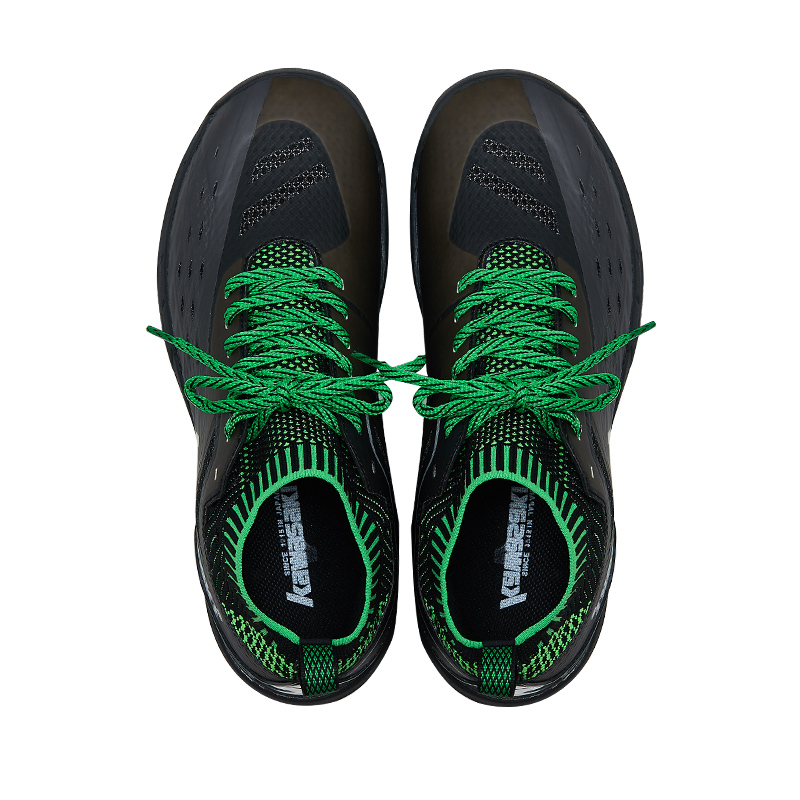 羽毛球鞋 忍者 K-560 黑色/绿色-4