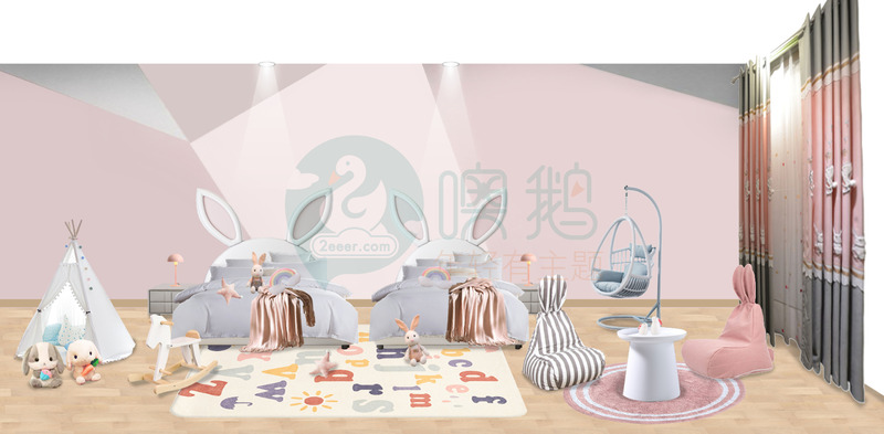 月光兔   儿童主题