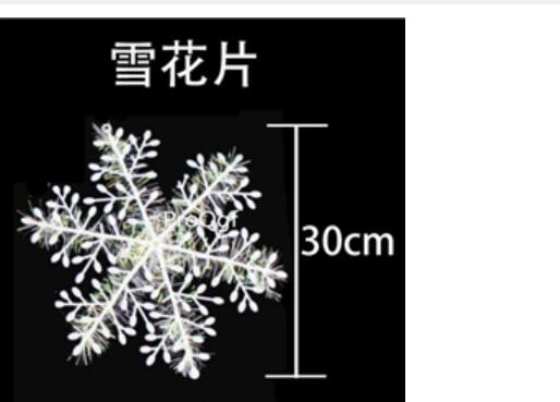 12usd Ngryise 30Pcs A Set christmas shopping mall Snow flower decoration