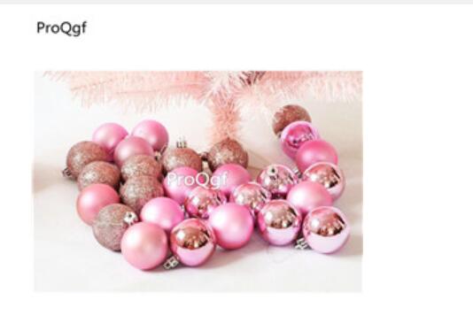 9usd Prodgf 24Pcs A Set 5cm pink fake christmas tree ball