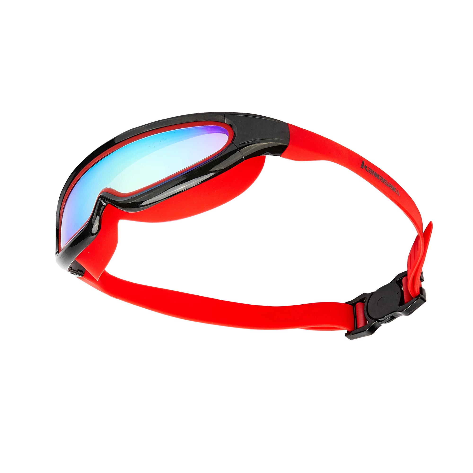 儿童泳镜 GS-308 电镀 黑色/红色