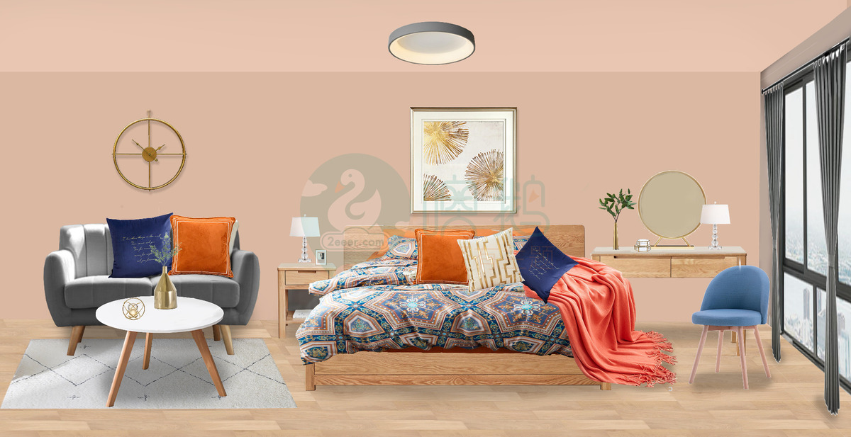 惟木®·橙    现代主题