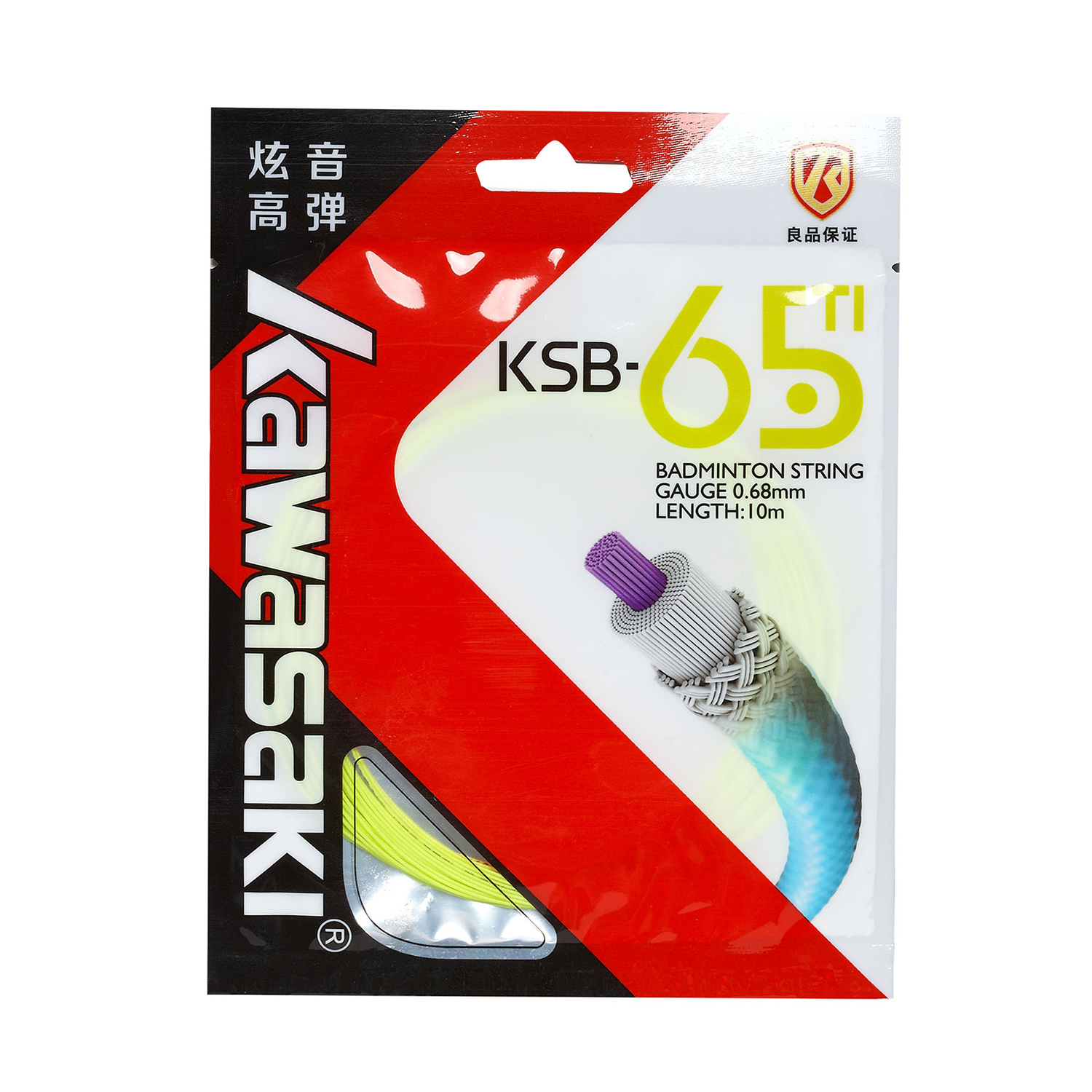 羽毛球线 KSB-65TI 荧光黄