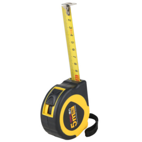 得力(deli) 8206 钢卷尺 工程尺 测量尺 绘图尺刻度尺 5米碳钢尺带宽