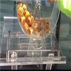 79usd Ngryise 1Pcs 32*35cm transparent Lottery machine