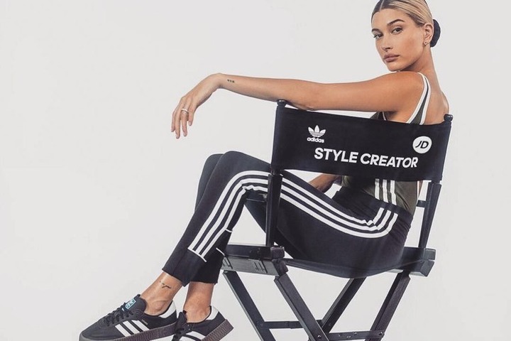 Hailey Baldwin 宣布担任 JD Sports 的 adidas Originals 造型顾问