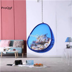 Ngryise hanging style blue bubble Chair Patio