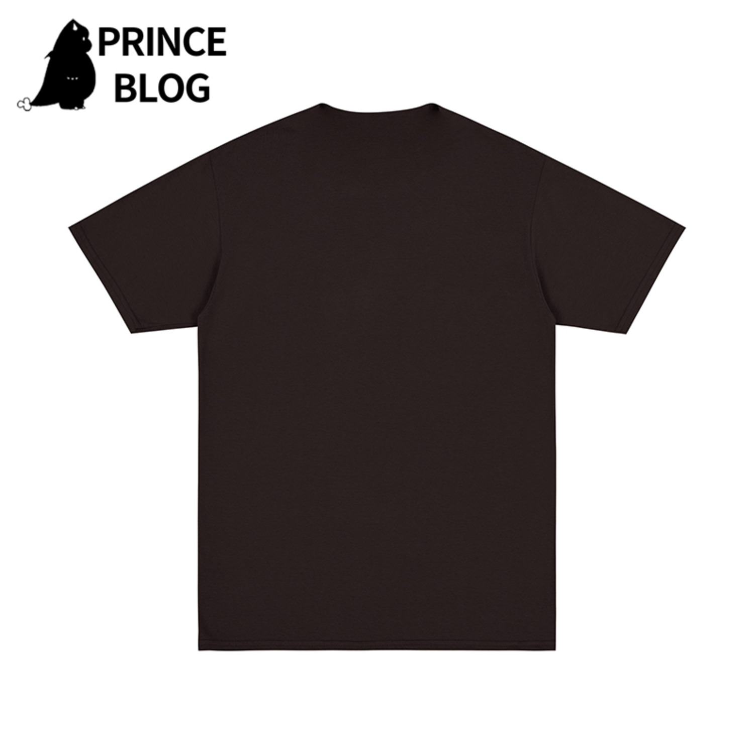 PrinceBlogHiAnimal漫画摸凹猫印花日系休闲潮流情侣短袖T恤-3