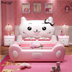 1699usd Ngryise 1 Set  children animal cat shape bed no mattress