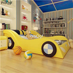 1699usd Ngryise 1 Set children yellow or orange car shape bed no mattress