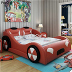 1699usd Ngryise 1 Set children blue or orange car shape bed no mattress