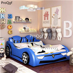 1699usd Ngryise 1 Set children classic blue car shape bed no mattress