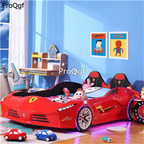 1599usd Ngryise 1 Set children fashion white or red car shape bed no mattress