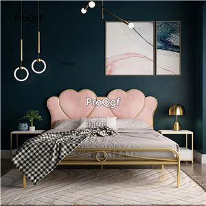 1699usd Ngryise 1 Set ins Fashion double heart style children bed