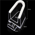 19.9usd Ngryise 1 Set mobile u or h shape Transparent display shelf