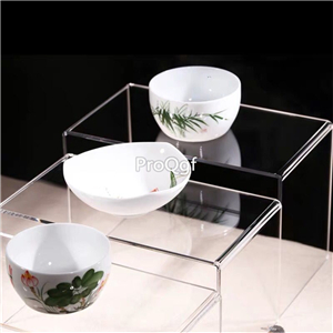 19.9usd Prodgf 2Pcs A Set 18*10*10cm transparent display shelf