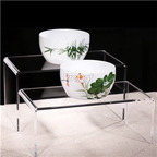 19.9usd Prodgf 2Pcs A Set 15*8*6cm transparent display shelf