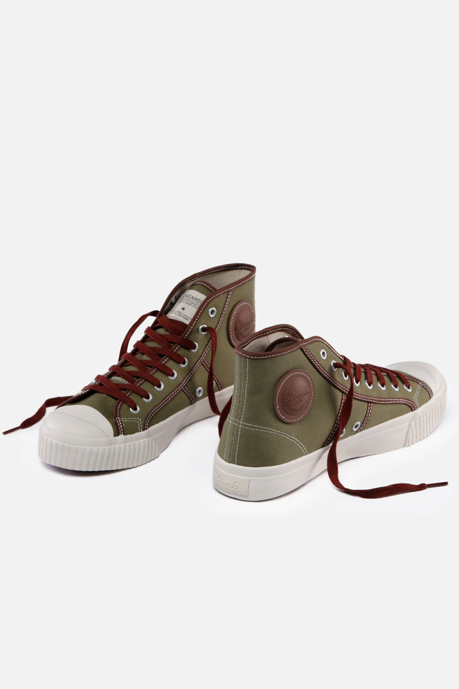 Okayama Canvas High-top Vuleanized Shoes