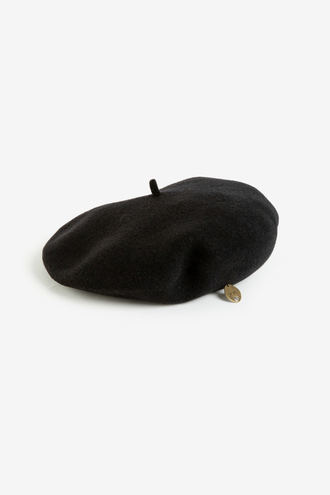 British pure wool felt beret