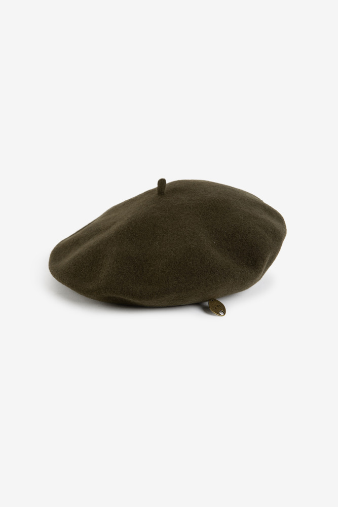 British pure wool felt beret
