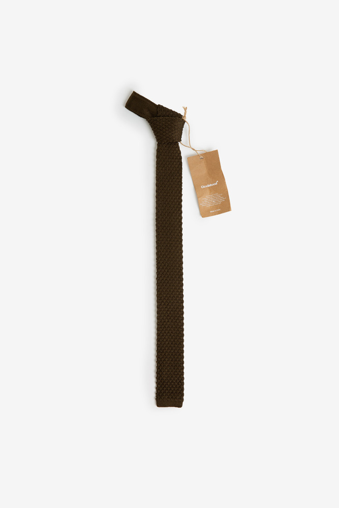 British Narrow Silk Knit Tie