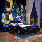 1899usd Ngryise 1 Set children jingcha car shape fashion bed