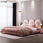 1699usd Ngryise 1 Set children ins pink rare fashion bed