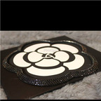 29.9usd Ngryise 1Pcs A Set CAMELLIA Flower mat car statue small decoration