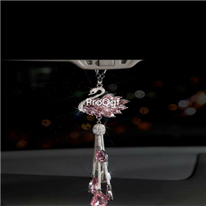 39.99usd Ngryise 1Pcs A Set swan teardrop shape car statue small decoration