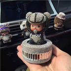 39.9usd Ngryise 1Pcs A Set shining mengqiqi rare car statue small decoration