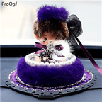 69.9usd Ngryise 1Pcs A Set shining mengqiqi gorgeous car statue small decoration