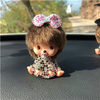 39.9usd Ngryise 1Pcs A Set shining mengqiqi we are family car statue small decoration