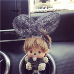 29.9usd Ngryise 1Pcs A Set shining mengqiqi fashion car statue small decoration