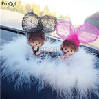 39.9usd Ngryise 1Pcs A Set shining mengqiqi so sweet car statue small decoration