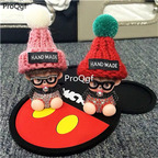 39.9usd Ngryise 1Pcs A Set shining mengqiqi with mat car statue small decoration