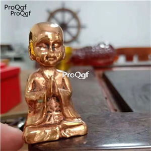 39.9usd Ngryise 1 Set shining monk statue small decoration