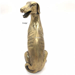 69.9usd Ngryise 1 Set shining dog animal statue small decoration